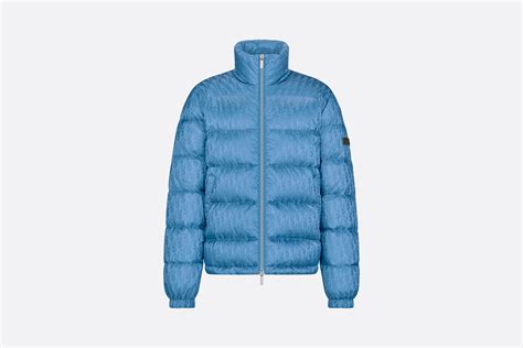 dior jacke blue|Dior oblique down jacket blue.